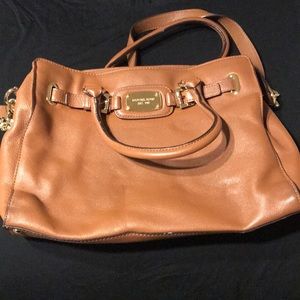 Brown leather Michael Kors purse
